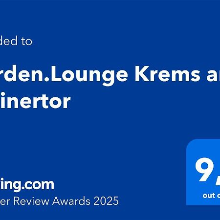 Garden.Lounge Krems Am Steinertor Daire Dış mekan fotoğraf